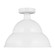 Barn Light One Light Outdoor Flush Mount in White (454|7836701-15)