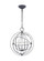 Bayberry Five Light Pendant in Weathered Galvanized (454|CP1255WGV)