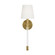 Hanover One Light Wall Sconce in Burnished Brass (454|CW1081BBS)
