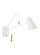 Simon One Light Wall Sconce in Matte White (454|EW1041MWT)