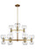 Londyn 18 Light Chandelier in Burnished Brass with Clear Glass (454|KSC10018BBSCG)