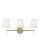 Monroe Three Light Vanity in Burnished Brass (454|KSV1013BBSGW)