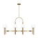 Katie Eight Light Chandelier in Time Worn Brass (454|LC1028TWB)