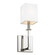 Quinn One Light Wall Sconce in Polished Nickel (454|WB1872PN)