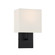 Sconce One Light Wall Mount in Coal Black (42|P470-66A)