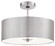 Grid Three Light Semi Flush Mount in Brushed Nickel (42|P5747-084)