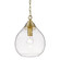 Ariella BCB One Light Pendant in Brushed Champagne Bronze (62|1094-S BCB-HCG)