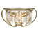 Ella Two Light Flush Mount in White Gold (62|1323-FM WG)