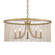 Marilyn Five Light Chandelier in Peruvian Gold (62|1771-5 PG-CRY)