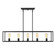 Wesson Five Light Linear Pendant in Matte Black (62|2072-LP BLK)