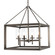 Smyth Four Light Chandelier in Gunmetal Bronze (62|2073-4 GMT)