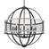 Roost Nine Light Chandelier in Matte Black (62|3170-9 BLK-CW)