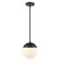 Dixon BLK One Light Pendant in Matte Black (62|3218-S BLK-BLK)