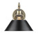 Orwell AB One Light Wall Sconce in Aged Brass (62|3306-1W AB-BLK)