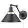 Orwell BLK One Light Wall Sconce in Matte Black (62|3306-A1W BLK-BLK)