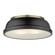 Duncan AB Two Light Flush Mount in Aged Brass (62|3602-14 AB-BLK)