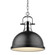 Duncan CH One Light Pendant in Chrome (62|3602-L CH-BLK)