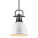 Duncan One Light Pendant in Matte Black (62|3604-S BLK-WH)