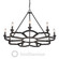 Saxon Nine Light Chandelier in Aged Bronze (62|5926-9 ABZ)