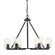 Monroe Six Light Chandelier in Matte Black (62|7041-6 BLK-CLR)