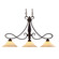 Torbellino Three Light Linear Pendant in Cordoban Bronze (62|8106-10 CDB)