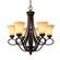 Torbellino Six Light Chandelier in Cordoban Bronze (62|8106-6 CDB)
