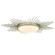 Kieran WG LED Flush Mount in White Gold (62|9126-FM24 WG-OP)