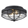 Seaport NB Two Light Outdoor Flush Mount in Natural Black (62|9808-OFM NB-SD)