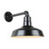 Warehouse One Light Outdoor Gooseneck Light in Black (381|H-QSN15114-SA-91/QSNB-44-91)