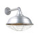 Warehouse One Light Outdoor Gooseneck Light in Galvanized (381|H-QSN15117-SA-96/QSNB-44-96/QSNWGR-17``-96)