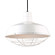 Warehouse One Light Pendant in White (381|H-QSN15118-C-93/QSNWGR-18``-93)