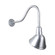 Angle Shade One Light Outdoor Gooseneck Light in Galvanized (381|H-QSN18110-SA-96/QSNHL-H-96)