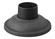 Pier Mounts Pier Mount Base in Aged Zinc (13|1304DZ)