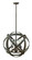 Carson LED Outdoor Chandelier in Vintage Iron (13|29703VI-LL)