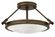 Collier LED Semi-Flush Mount in Light Oiled Bronze (13|3381LZ)