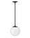 Warby LED Pendant in Black (13|3747BK-WH)