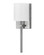 Avenue Off White LED Wall Sconce in Brushed Nickel (13|41010BN)