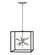 Aros LED Pendant in Black with Polished Nickel accents (13|46317BLK-PN)
