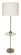Brandon One Light Floor Lamp in Satin Nickel (30|BR102-SN)