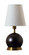 Geo One Light Table Lamp in Mahogany Bronze w/Weathered Brass (30|GEO111)