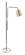Morgan One Light Floor Lamp in Black With Polished Nickel (30|M601-BLKPN)
