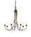 Flora Seven Light Chandelier in Bronze (39|103049-SKT-05-GG0444)