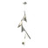 Plume LED Pendant in Sterling (39|135006-LED-STND-85-85)