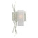 Brindille One Light Wall Sconce in Sterling (39|207670-SKT-RGT-85-GG0351)