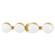 Lodi LED Bath Bracket in Aged Brass (70|1664-AGB)