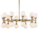 Astoria LED Chandelier in Aged Brass (70|3320-AGB)
