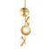 Glimmer LED Pendant in Aged Brass (70|5354-AGB) Glimmer LED Pendant in Aged Brass (70|5354-AGB)