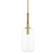 Lenox Hill One Light Pendant in Aged Brass (70|6908-AGB)