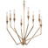 Archie Eight Light Chandelier in Aged Brass (70|8508-AGB)
