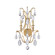 Crawford Two Light Wall Sconce in Aged Brass (70|9302-AGB)